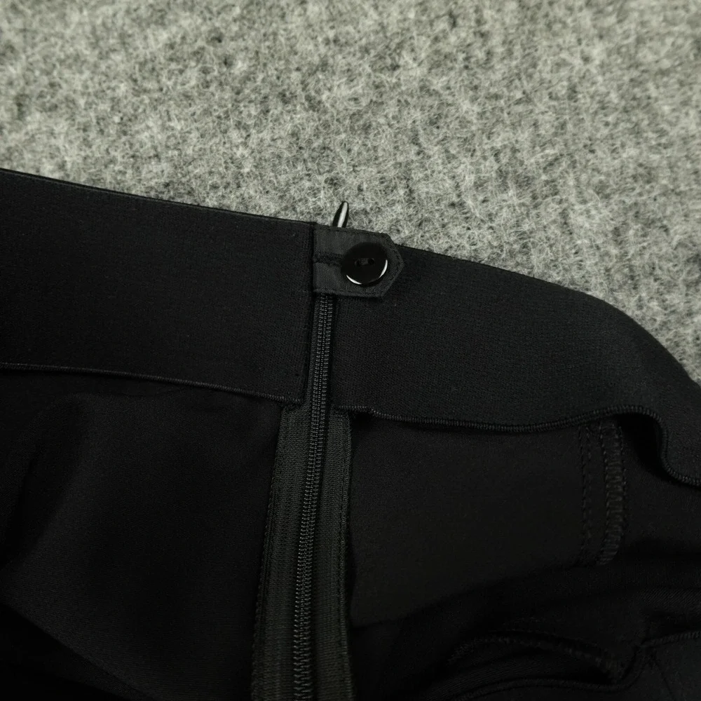 Lafayette 148 New York Pants Womens 10 Black Gramercy Acclaimed Stretch Straight - Picture 4 of 9